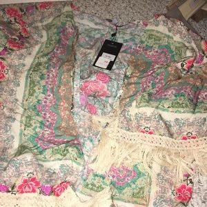 Beach kimono style top